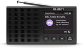 Majority Eddington draagbare DAB+ FM radio met bluetooth - Oplaadbaar