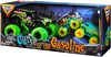 foto van Hot Wheels monster jam truck 3-pack - Curse of the Gasoline met Grave Digger schaal 1:24 en Scooby-Doo & The Mystery Machine schaal 1:64