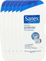 Sanex - Douchegel - dermo protector - 6 x 500ml - voordeelverpakking
