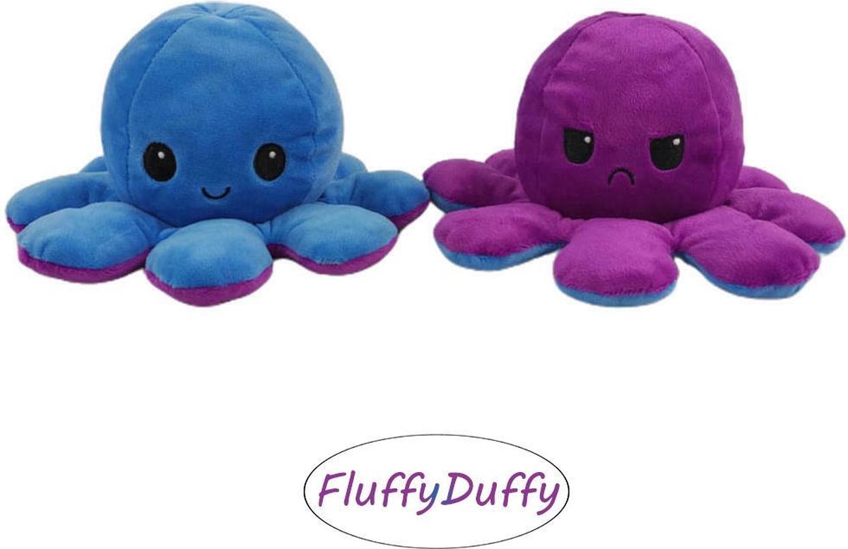 bol.com | FluffyDuffy ® - Octopus Knuffel Mood - Mood Octopus - Emotie  Knuffel - Emotie Octopus...