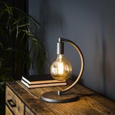 LifestyleFurn Tafellamp 'Cynthia' Ø125mm, kleur Oud Zilver