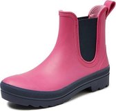 Regenlaars Gevavi Boots | 4200 Dames Enkellaars Sebs | Maat 37 | Roze/Zwart