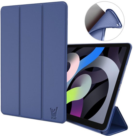 Voorbeeld sticker ontrouw iPad Air 2020 Hoes - iPad Air 2022 Hoes - 10.9 inch - Trifold Smart Book  Case Cover... | bol.com