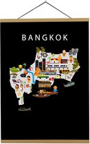 Kaart van Bangkok | B2 poster | 50x70 cm | Maison Maps