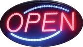 Led bord ' open ' rond - Open bord