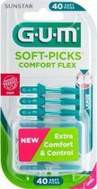 3x GUM Soft-Picks Comfort Flex Large 40 stuks