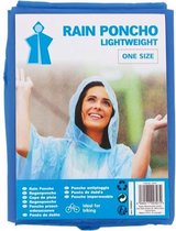 Regen Poncho - One size - Inclusief capuchon (1 stuk)