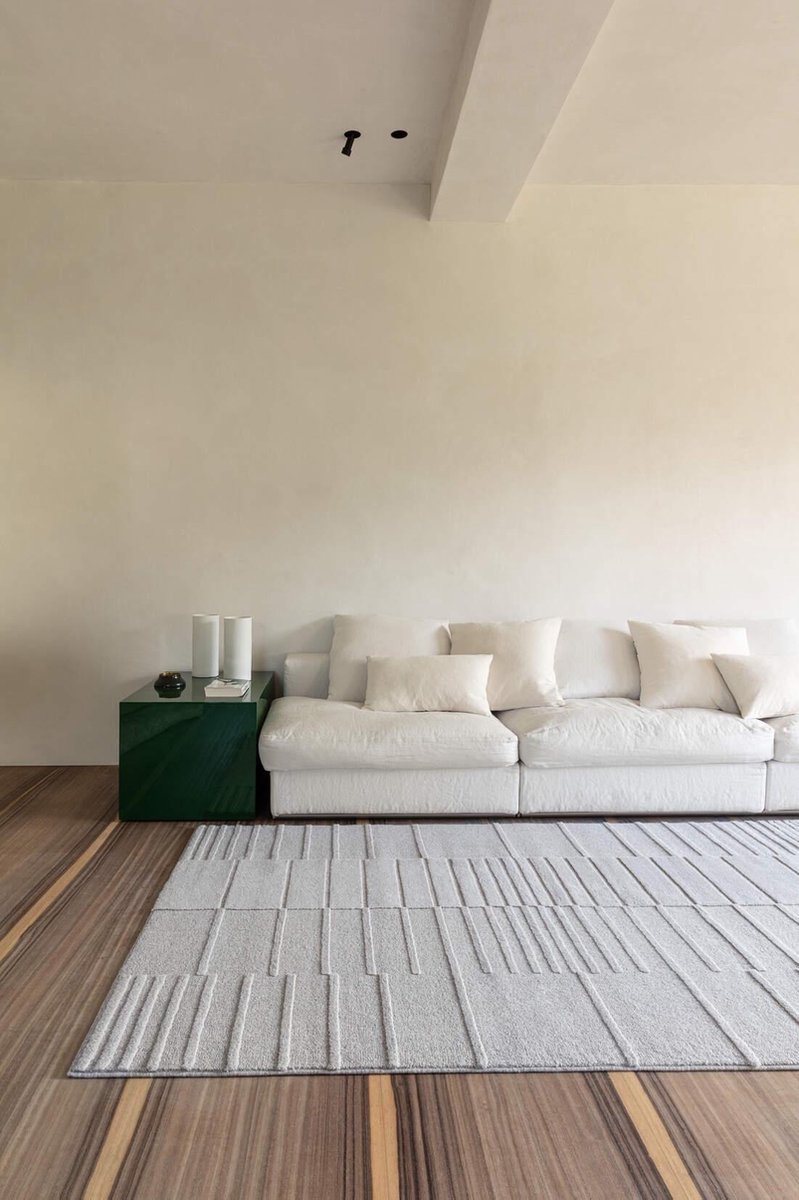 OSTA – Flux – Tapijt – vloerkleed –  wol – grijs – 200x300