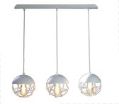 MINERVA Hanglamp E27 3x Wit