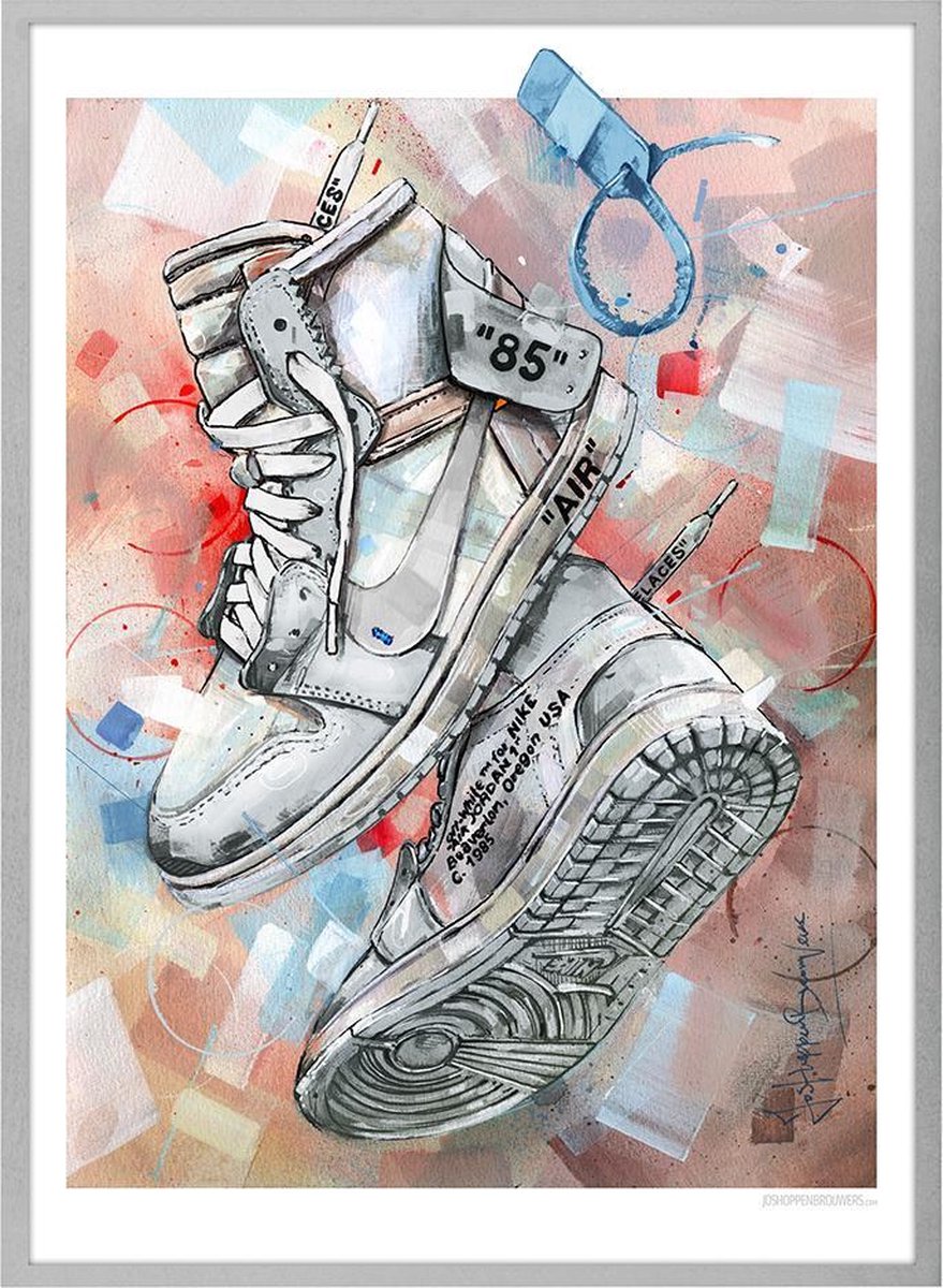 Affiche Sneakers - Nike Air Jordan 1 - Papier A4 / A3 / 40x60