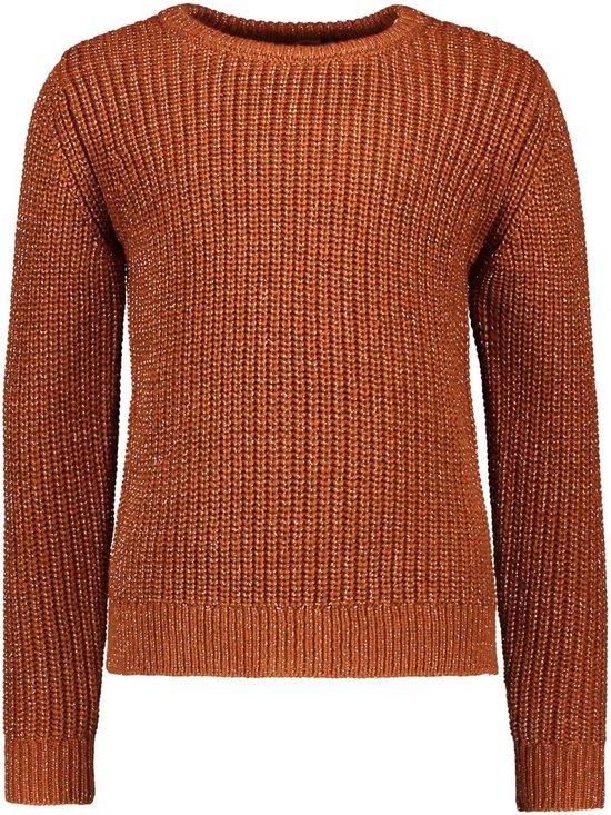 B-Nosy Meisjes t-shirts & polos B-Nosy Girls heavy knitted pullover cognac 104