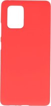 BackCover Hoesje Color Telefoonhoesje voor Samsung Galaxy S10 Lite - Rood