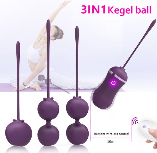 Bol Com Set Vibrerend Ei En Vaginale Balletjes Bekkenbodemtrainer My