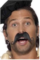 Frenchman Moustache - Moustache collante aux extrémités recourbées