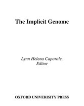 The Implicit Genome