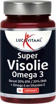 6x Lucovitaal Visolie Super Omega 3-6 30 capsules