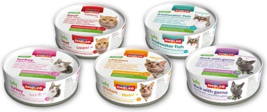 Smølke Soft pâtée au bœuf pour chats