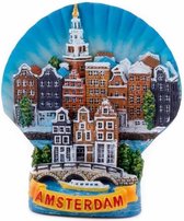 Magneet Polystone Schelp Amsterdam - Souvenir