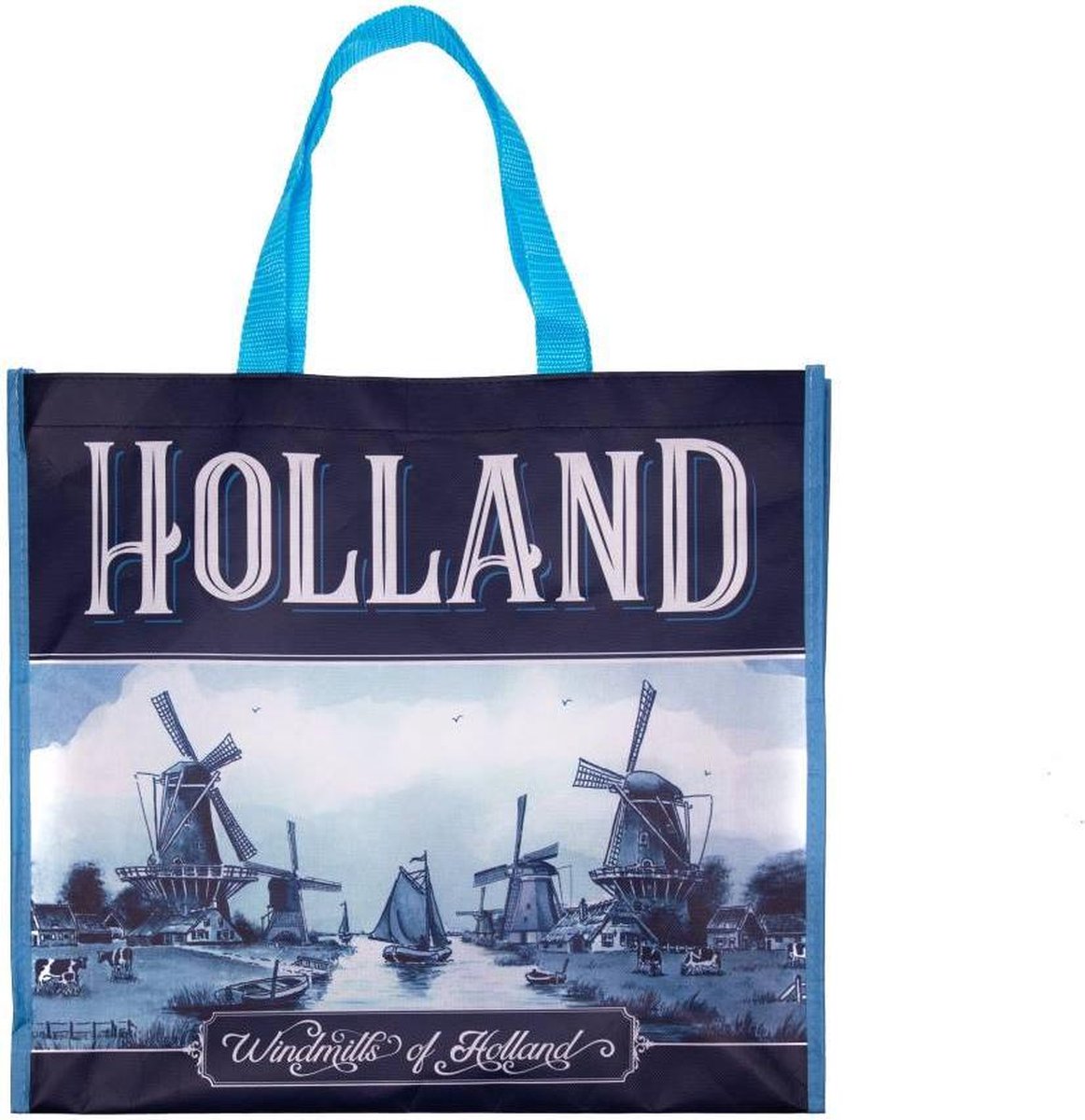 Matix - shopper - Delftsblauw Holland Molens