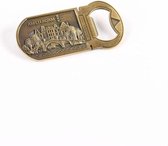 Opener Magneet Stadstafereel Amsterdam Brons - Souvenir