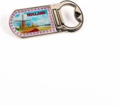 Opener Magneet Dorpstafereel Shiny Holland - Souvenir