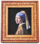 Magneet 2D MDF Meisje Met De Parel Vermeer - Souvenir