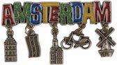 Magneet Amsterdam Glitter & Bedels Brons - Souvenir