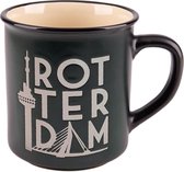 Mug Rotterdam Zwart - Souvenir