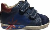 Falcotto 2 velcro's Australian flag lederen sneakers Cris navy mt 20