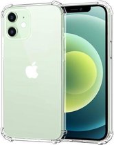 Apple iPhone 12 Hoesje Schokbestendig en Dun TPU Transparant