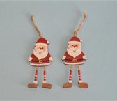 Kerstboomhanger Kerstman | 9 cm. hoog