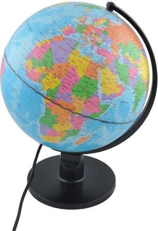 brandstof massa Discriminatie Wereldbol 25 cm met Licht - Educatief speelgoed | bol.com