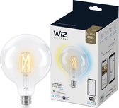 WiZ Globe Filament Slimme LED Verlichting - Warm- tot Koelwit Licht - E27 - 60W - 125 mm - Transparant - Wi-Fi