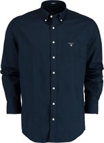 Gant - Casual Overhemd Broadcloth Marine - 3XL - Heren - Regular-fit