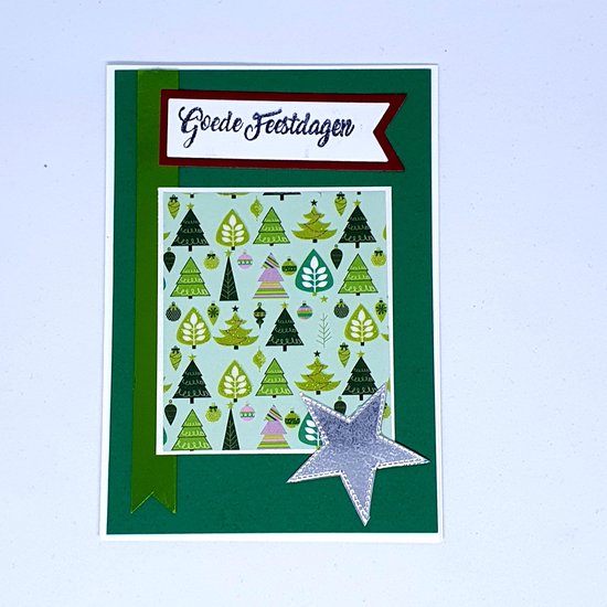 assortiment handgemaakte kerstkaarten 1