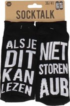 Socktalk | Statement sokken | Maat 36/41 | Niet storen aub