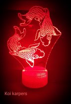 "KOI KARPERS" 3D led lamp - CRAQ