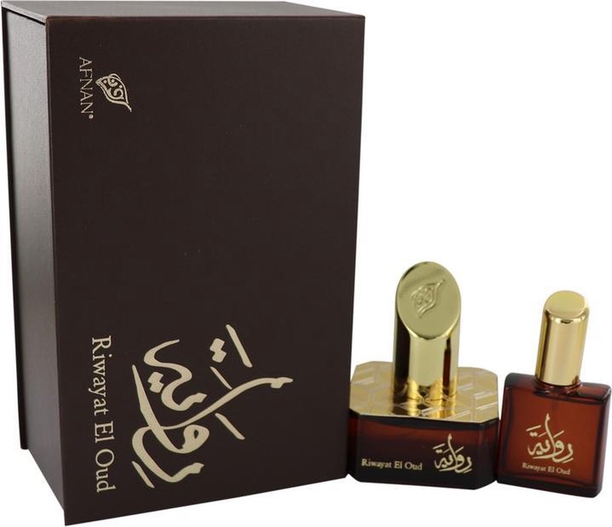 Riwayat El Oud by Afnan 50 ml - Eau De Parfum Spray + Free 20 ml Travel EDP Spray