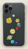 Hoesjes Atelier Dikke Siliconen Hoesje "Zonnestesel" voor IPhone 11Pro