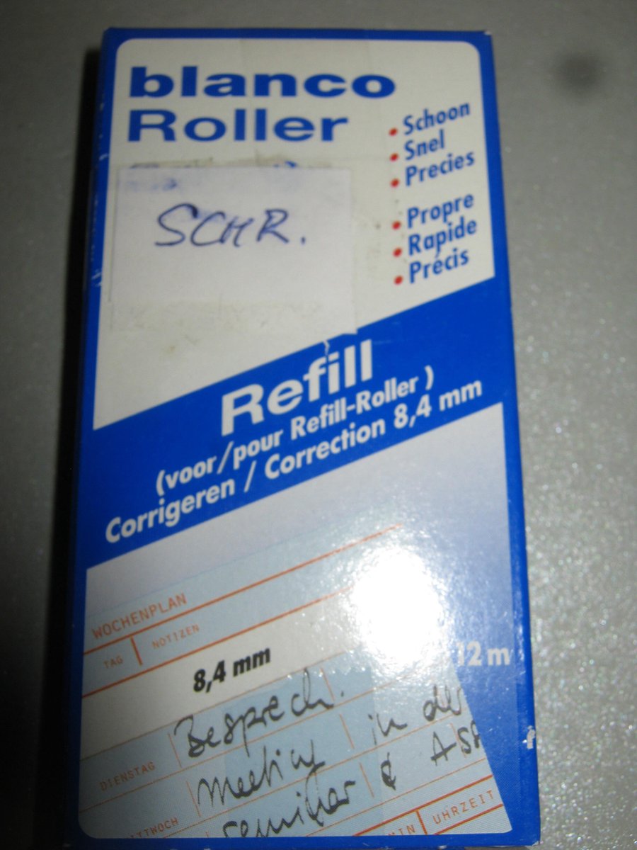 Pelikan blanco Roller refill 8.4mm 12mtr Navulling | bol.com