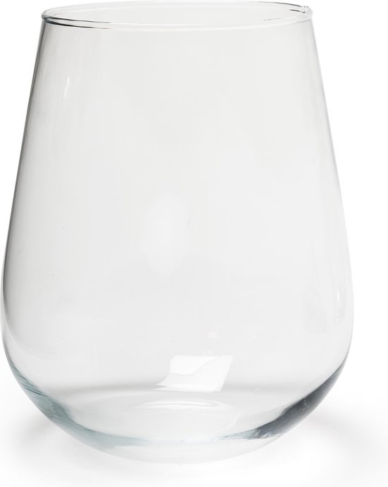 Vase coupe transparent / vases en verre 19 x 23 cm - Accessoires de maison  pour la... | bol