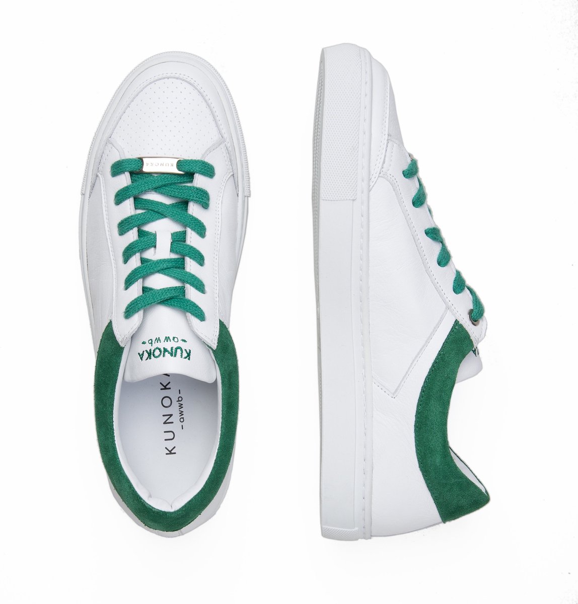 Leindia 83147 Groen - Schoenen Lage sneakers Dames € 39,99