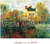 Claude Monet - The Artist's Garden Kunstdruk 70x50cm