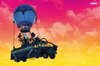 foto van Poster - Fortnite Battle Bus - 61 X 91.5 Cm - Multicolor