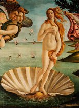 Softcover kunst schetsboek ,  Botticelli, Geboorte van Venus