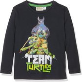 Teenage Mutant Ninja Turtles - Tshirt manches longues - Modèle "Team Turtles" - Bleu marine - 98 cm - 3 ans - 100% Katoen