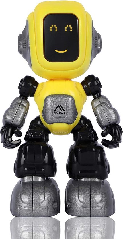 Mega Creative - Knack Talking Robot avec sons et enregistreur - Jouets Jaune  12 x 16 x... | bol.com