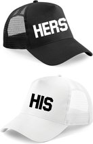 Petten heren dames-His-Hers-2 stuks