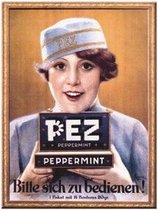 PEZ Peppermint Vrouw Magneet
