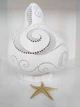 Turkse lamp - Kalebas -  "Ornamental" - sfeerverlichting - handgemaakt -  fles pompoen - Gourd lamp - kerstcadeau